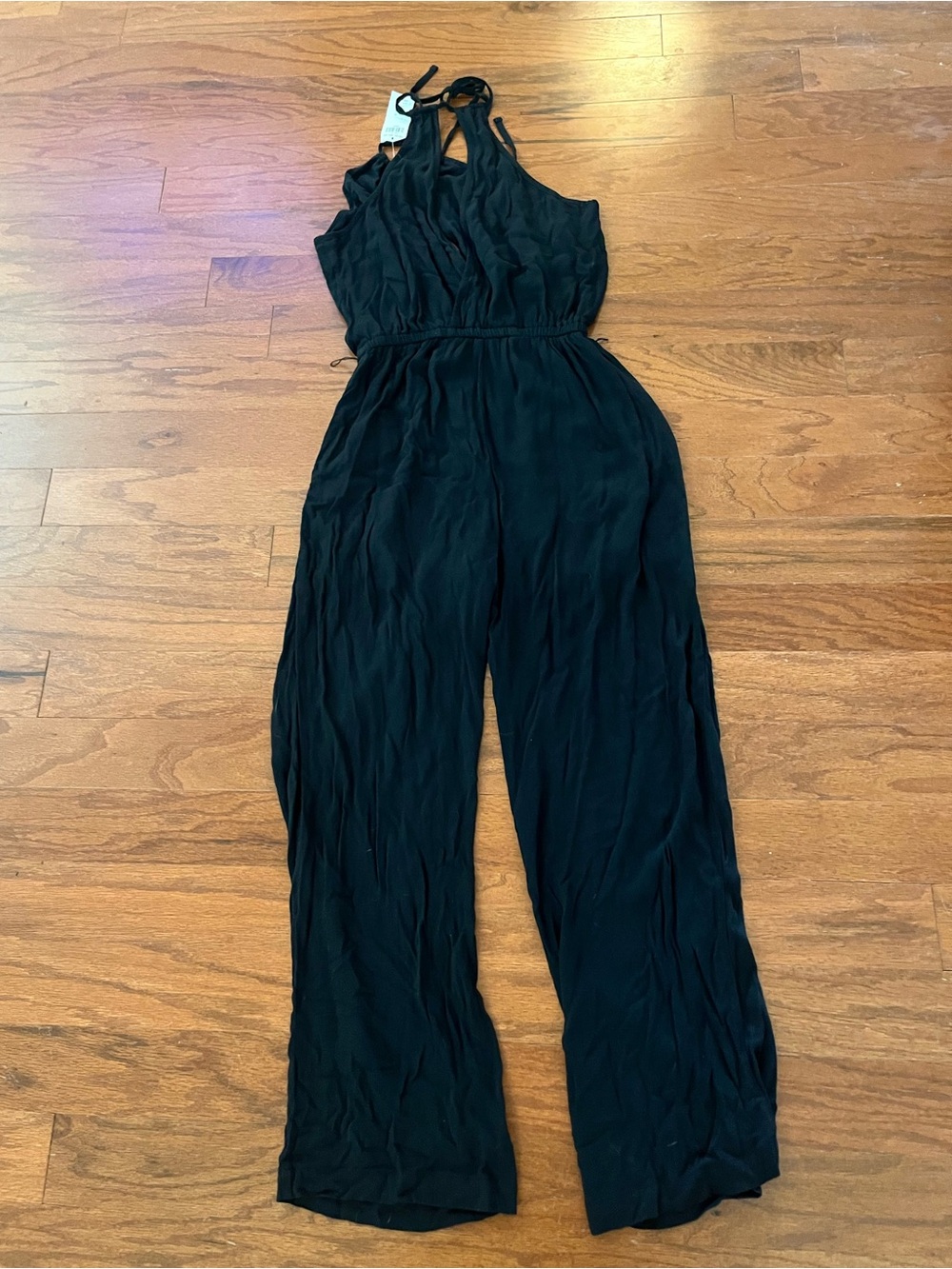 Abercrombie and Fitch Black Halter Jumpsuit size S NWT